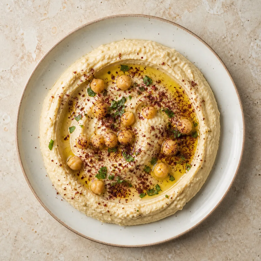 Humus tabağı görseli